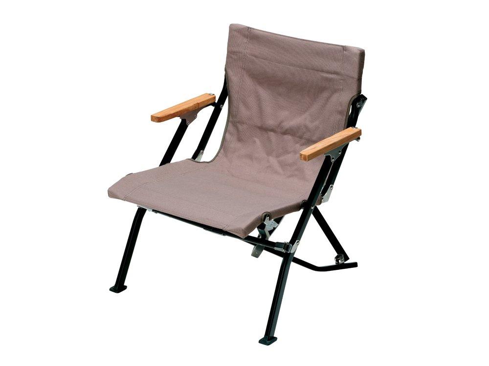 Snow Peak Low Chair 30 Short Gray LV-093GY Low Chair Folding Chair Comfortable to sit in Compact storage
