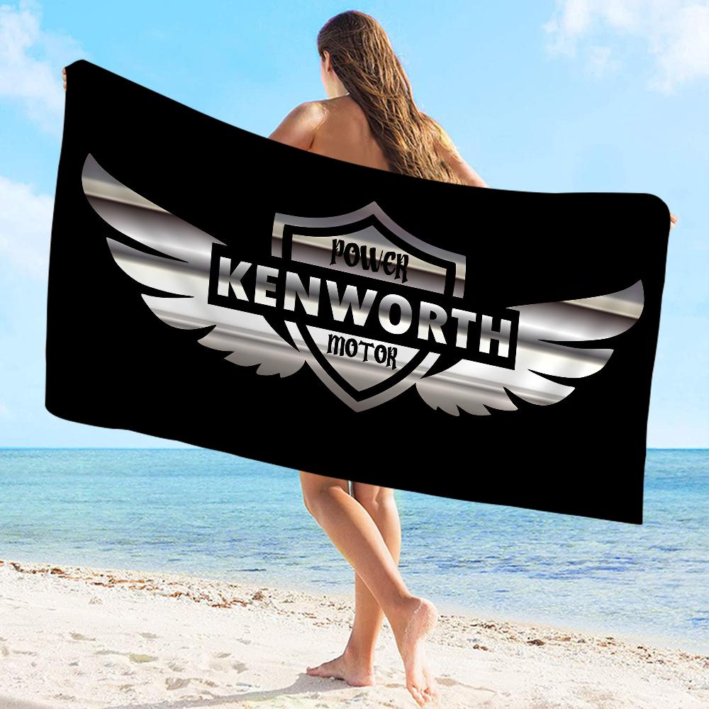 Kenworth Полотенце Микрофибра Пляжное Полотенце Впитывающее Быстросохнущее Мягкое Для Йоги Плавания Курорта Альпинизма