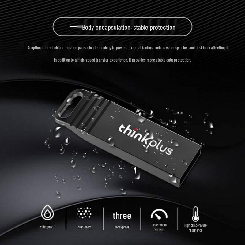 Lenovo Металлическая флешка USB 2.0 Thinkplus MU221