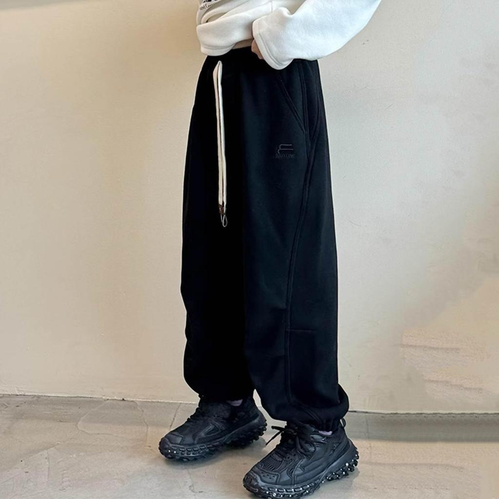 Женские Повседневные Спортивные Широкие Свободные Эластичные С Высокой Талией Эластичные Легкие Брюки для Бега