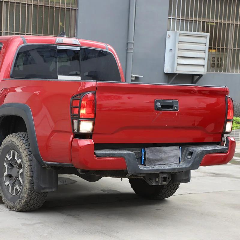 Для Toyota Tacoma 2016-2026 ABS Матовый Черный/Черный Автомобильный Стайлинг Декоративная Рамка Наклейка на Задний Фонарь Автомобиля Аксессуары для Экстерьера Автомобиля