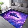 Multiple sizes Astronaut floating in purple nebula Carpet for Living Room Bedroom Home Decor Rug Non-slip Floor Mat Luxury Gift
