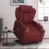 VidaXL Electric Massage Recliner Burgundy Red 3204569