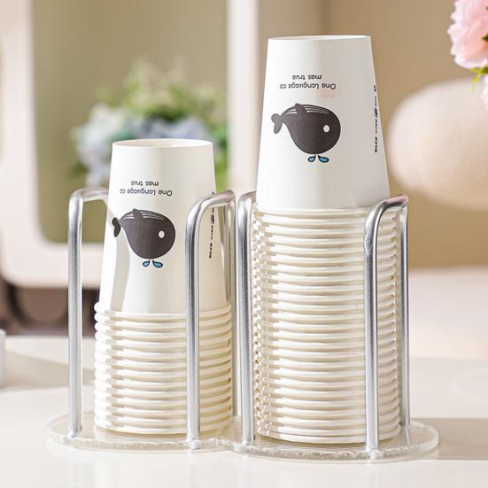 Одноразовый бумажный держатель для чашек, диспенсер для стаканов, подставка-стойка для кофейных кружек для дома