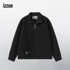 Izzueit Men's American Street Style Stand-Up Collar Sweatshirt