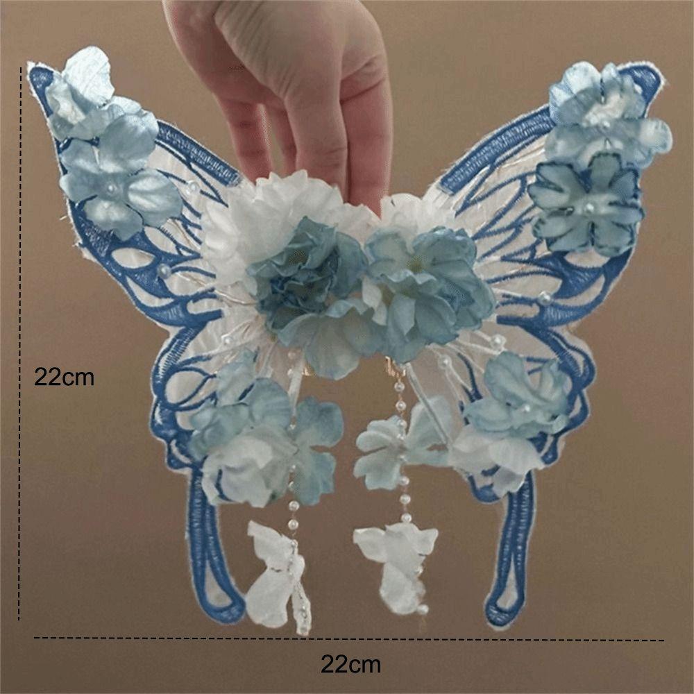 2pcs/set Ancient Style Fairy Tale Butterfly Hairclips Extra Large Styling Hair Clip Elegant Hair Accessories For Women Girls