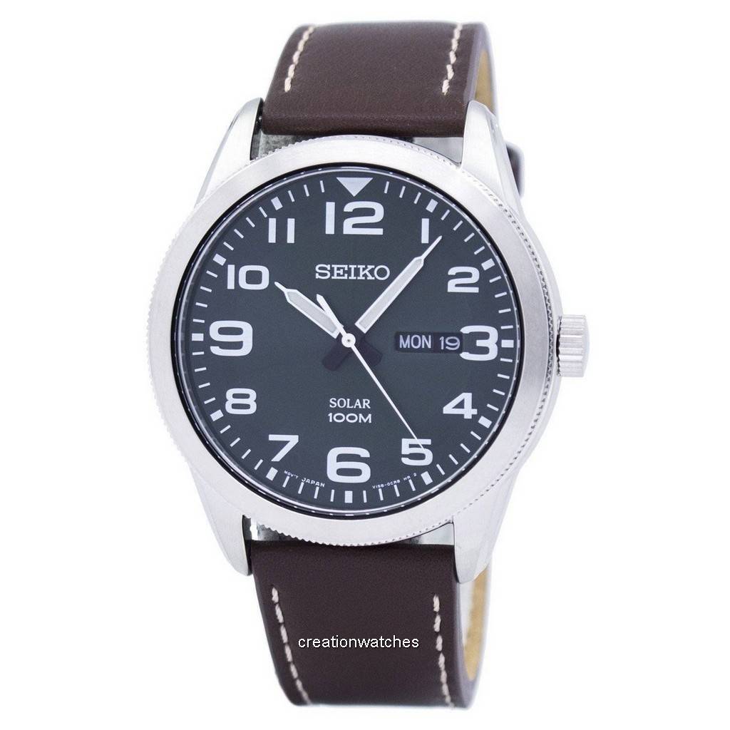 Восстановленные мужские часы Seiko Sports Solar SNE473 SNE473P1 SNE473P