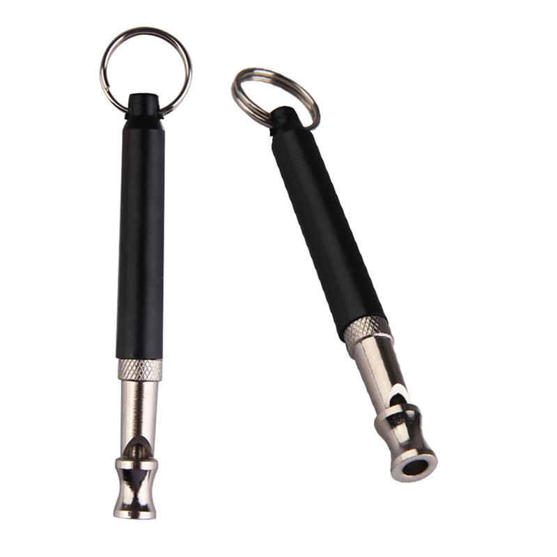 Собачий свисток для остановки лая, бесшумный ультразвуковой отпугиватель звука, поезд с ремешком