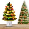 LED Christmas Mood Light US Plug Bedside Lamp Vintage Christmas Tree Night Light  Kids