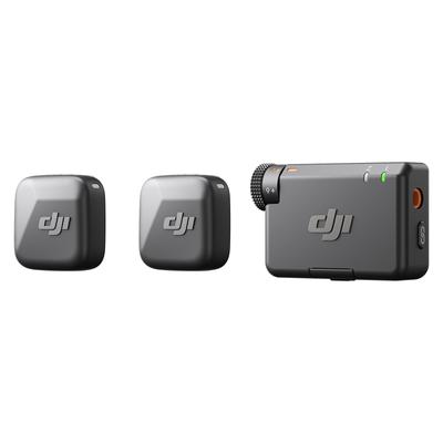 DJI Беспроводной микрофон Mic Mini TX 1 для командного производства (2 + RX), Аудио с высокой детализацией, Камера/Android, Влогинг для двоих,
