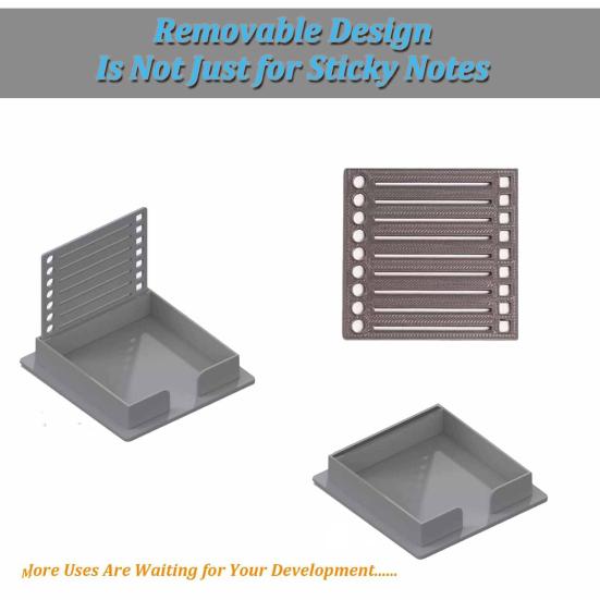 Держатель для липких заметок с трафаретом, пластиковый диспенсер для заметок, самоклеящиеся блокноты-органайзеры с шаблоном для рисования линий для офиса и дома