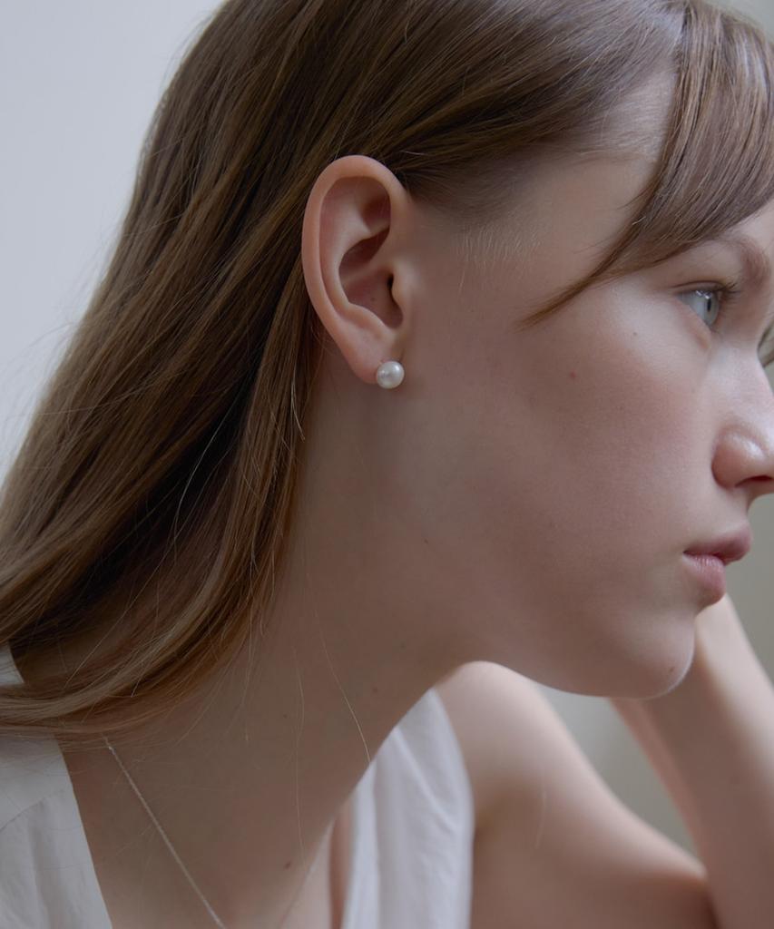 Alleun серьги из пресноводного жемчуга 14K 3мм 4мм 5мм 6мм 8мм 10мм 12мм