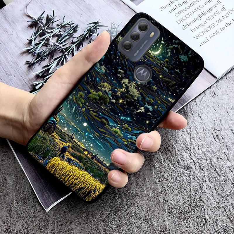 Эстетический чехол для телефона «Звездное небо» для Moto G84 G22 G32 G42 G52 G62 G53 G72 G60 G60S G100 G10 G20 G30 G13 G50 G 5G G Pure