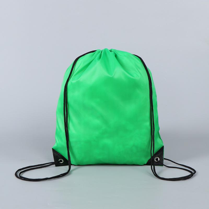 Водонепроницаемый полиэстеровый спортивный рюкзак на шнурке для мужчин и женщин
