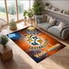 Luton Town Printed Crystal Velvet Rug Non‑Slip Crystal Velvet Carpet For Sofa Bedroom Indoor Home Decoration
