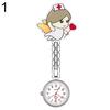 Numeral Analog Quartz Clip-On Fob Nurse Doctor Hanging Luminous Pocket Watch