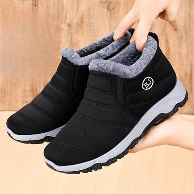 Новые хлопковые туфли Большие хлопковые ботинки Короткие ботинки с флисом Утепленные и теплые Снежные ботинки