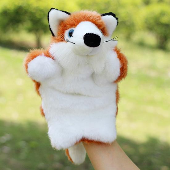 25 см избавляет от скуки интерактивная милая обучающая ручная кукла мини-животное пальчиковая кукла