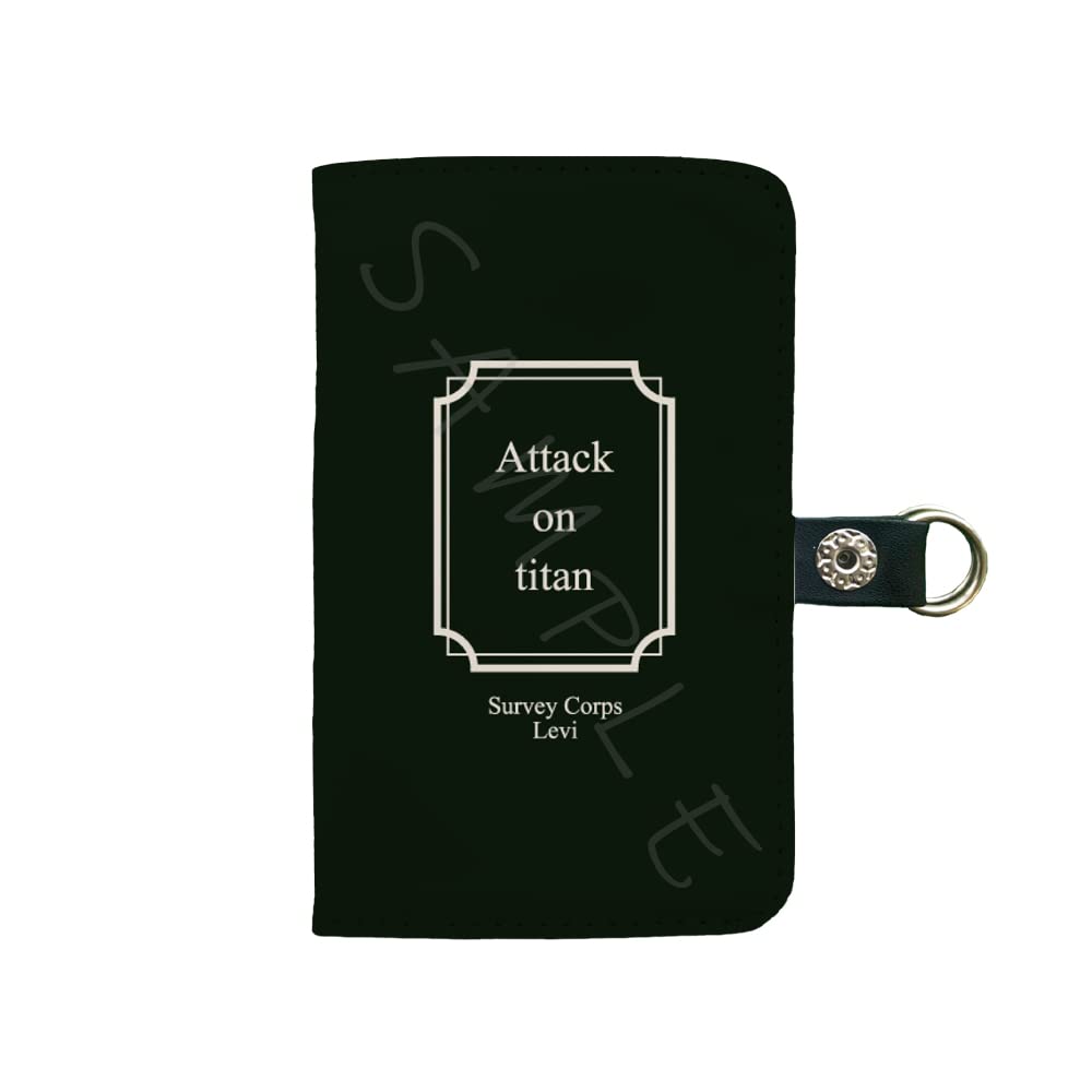 SYNC INNOVATION Атака титанов Последний сезон Levi Line Drawing Двойной чехол для карт