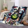 1Pc Christmas Nightmare Before Christmas Blanket Soft And Comfortable Casual Warm Camping Travel Christmas Halloween Gift M921532