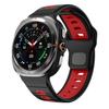 Спортивный ремешок для Samsung Galaxy Watch Ultra 47 мм Сменный браслет для Galaxy Watch Ultra Двухцветный силиконовый ремешок на запястье