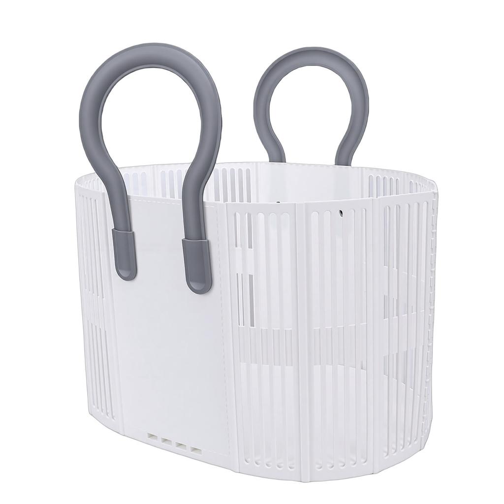 Foldable Laundry Basket Large Capacity Clothes Hamper with Handles Hollow Multipurpose Storage   for Bathroom Laundry Room Home