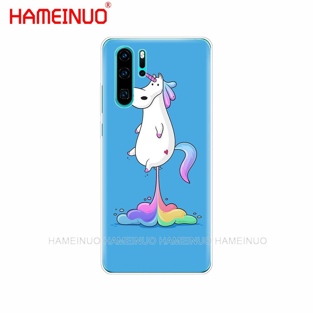 Силиконовый чехол для телефона huawei P30 PRO LITE P SMART 2019 plus p smart Z p20 lite 2019 Unicorn On Rainbow Jetpack