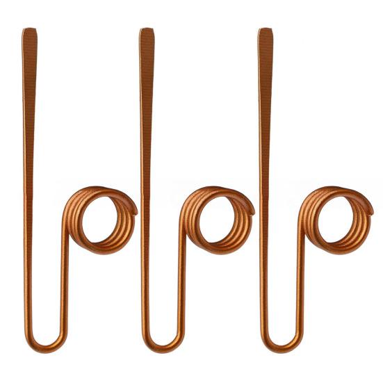 1/2/3Pcs Copper Book Holder Ring Heavy Duty Metal Book Clip Bookmark Ring Lightweight Spiral Wire Book Marker Ring Reading Accessories Book Gifts