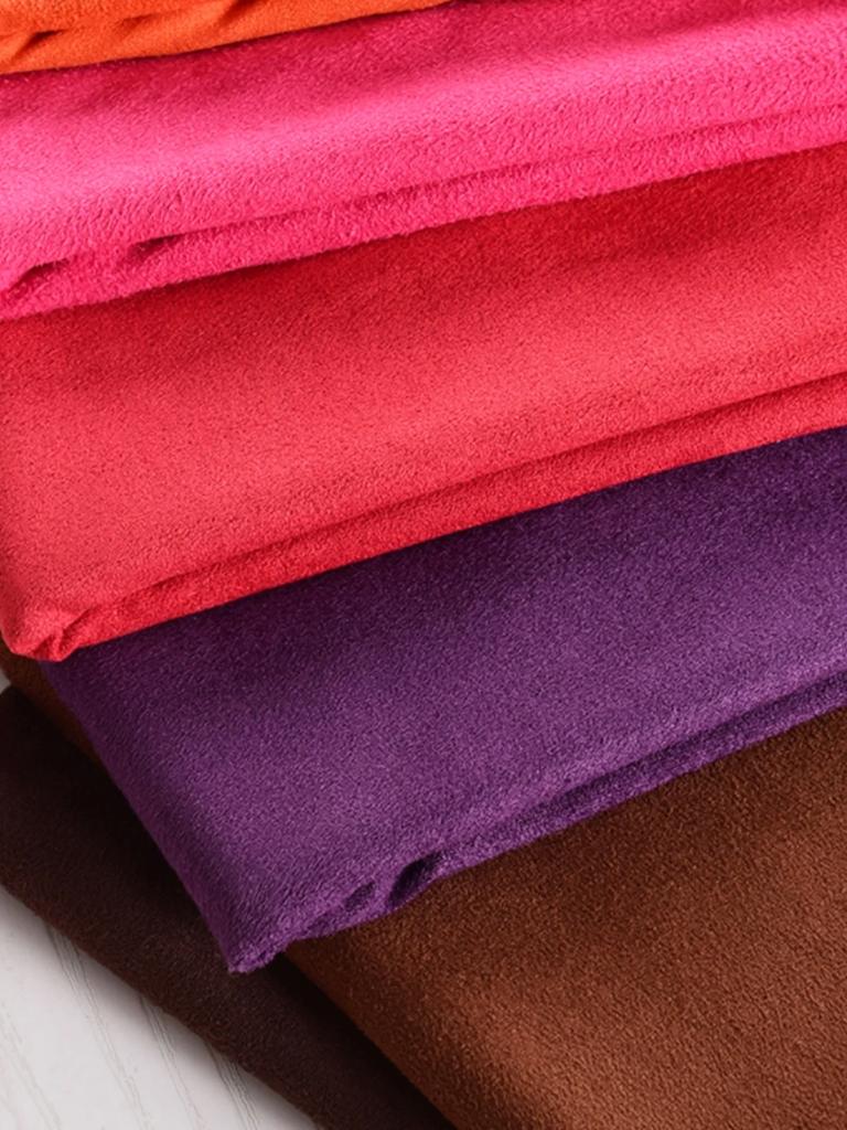 100x150 см замшевая ткань тонкая с четырех сторон высокая эластичность с одной стороны начес ткань для одежды пошив одежды по метрам материал своими руками