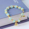 Браслет «Нефритовый кролик» 2025 г.: Бисерный аксессуар «Год Кролика» для женщин, девочек и мальчиков