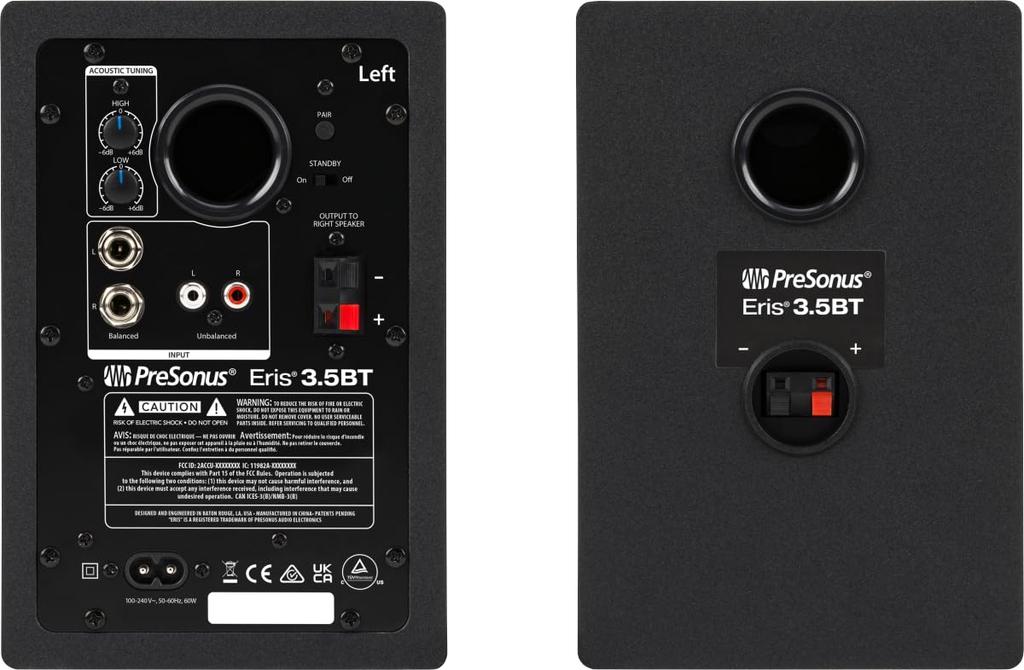 Эрис 3.5BT (2-е поколение) 2-полосные активные мониторы, 3,5", с поддержкой Bluetooth (Пара)