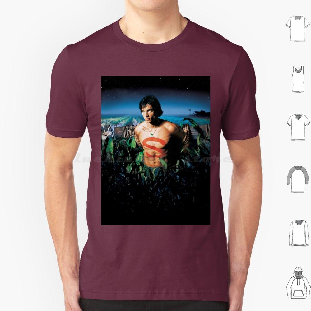 Футболка Smallville Сезоны 6xl Хлопок Крутая Футболка Супергерой Фильм Сериал