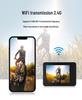 5K HD Sports Camera with Image Stabilization, Dual Color Screen & WiFi Remote for Outdoor Cycling