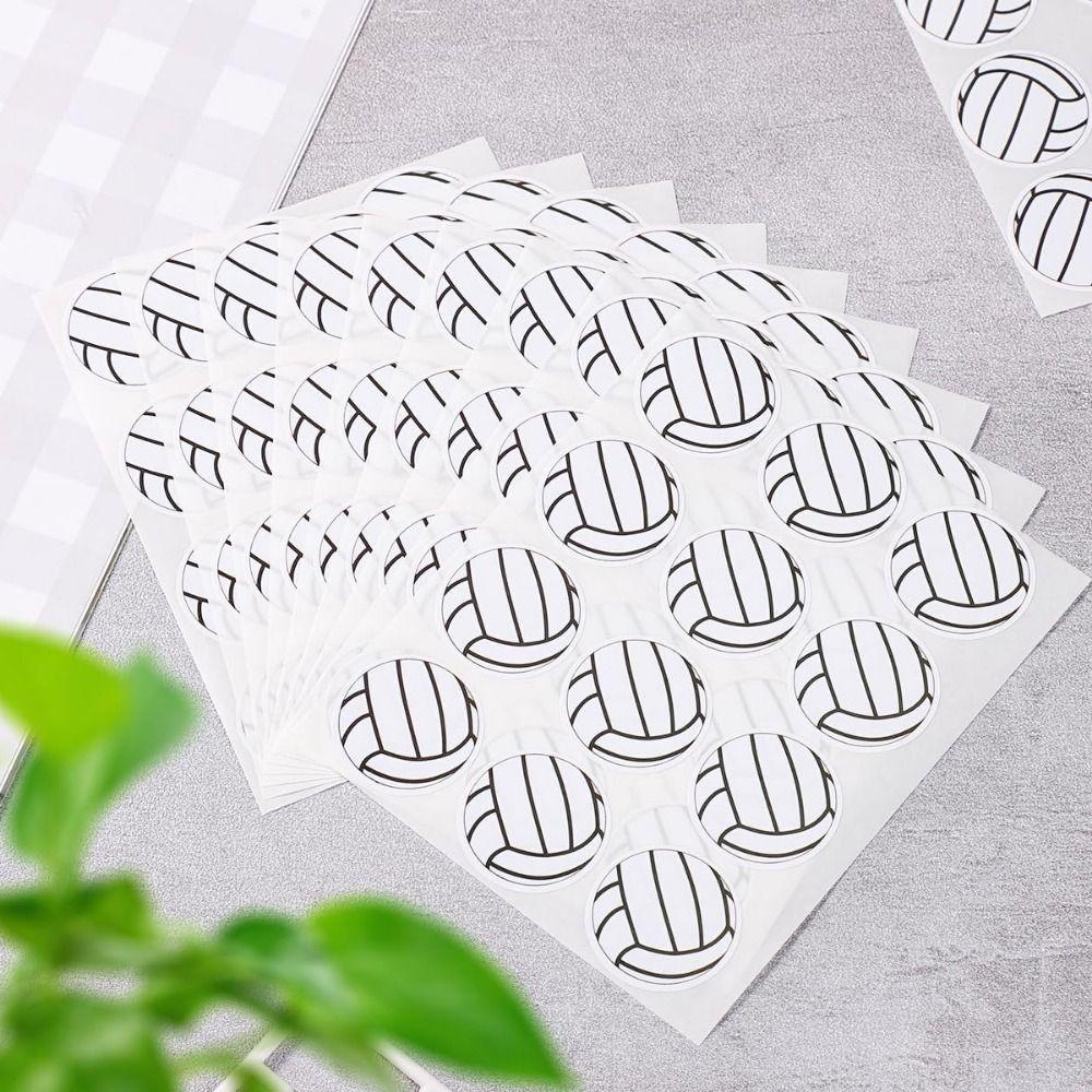 120Pcs Black White Sports Ball Stickers Sports Theme Face Tattoo Stickers  Football Party