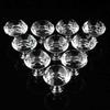 10Pcs Crystal Glass Cabinet Knobs Drawer Dresser Knobs Cupboard Handles Set of 10PCs