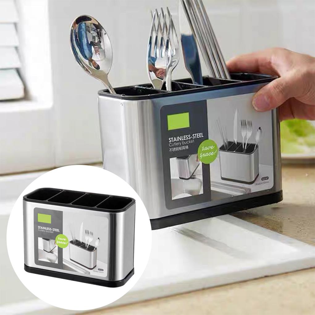 Ложка Вилка Палочки для еды Органайзер для кухонных принадлежностей Полированная гладкая поверхность Широкая подставка для ножей