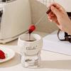 Ceramic Fondue Pot 350 ML Cheese Melting Cup Creative Chocolate Cup  Home Dessert Making