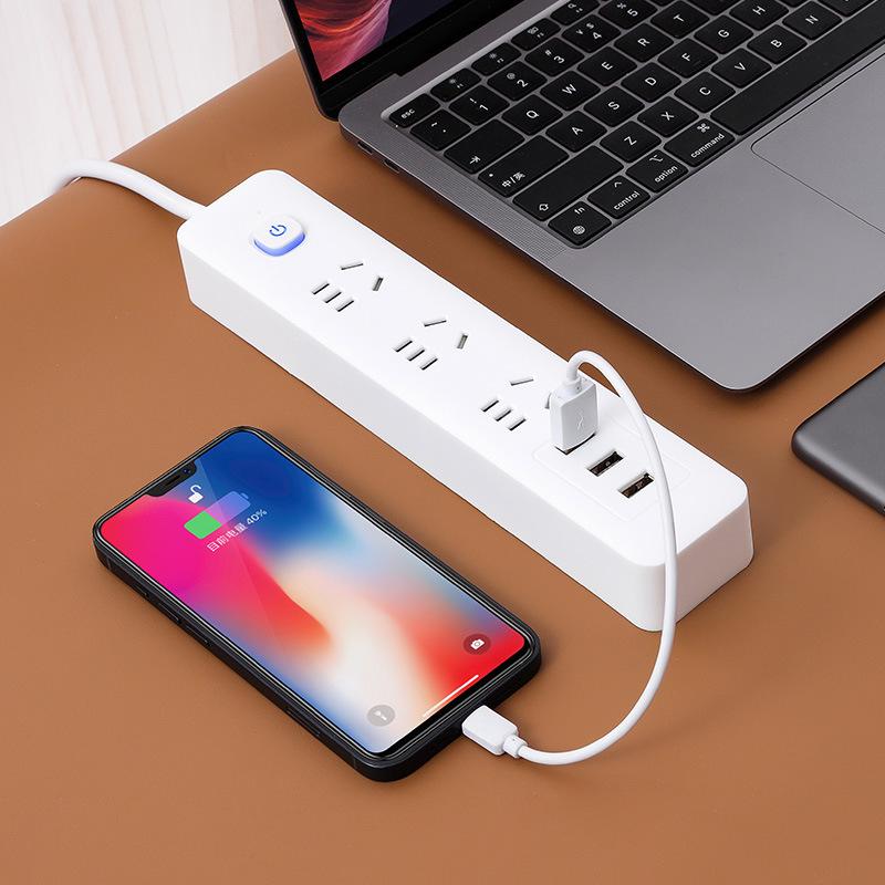 Панель с USB-розетками, многорозеточной сетевой платой и подконтролем