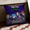 Подушка-подушка SSally FFace Cushion Cover Двусторонняя Мягкая Прочная Наволочка для Дома Автомобиля Многоцелевое Использование для Ежедневного Комфорта