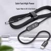 Комплект кабелей PD Trigger 100 Вт Type-C на DC: Регулируемый светодиодный динамик для маршрутизатора 5-20 В, набор из 14 предметов