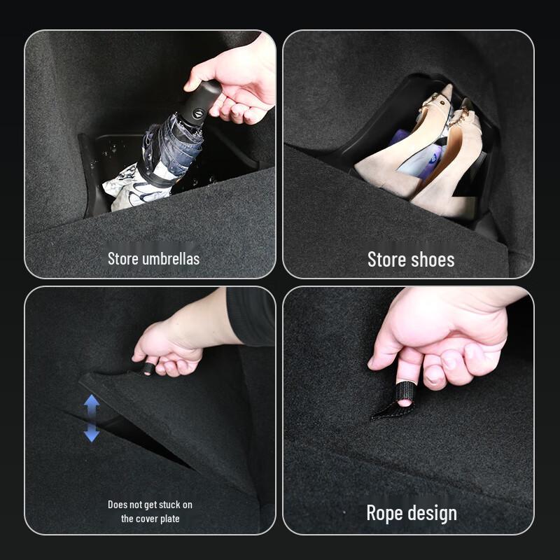 Бокс для хранения в верхнем багажнике Tesla Model Y3 с боковыми отделениями