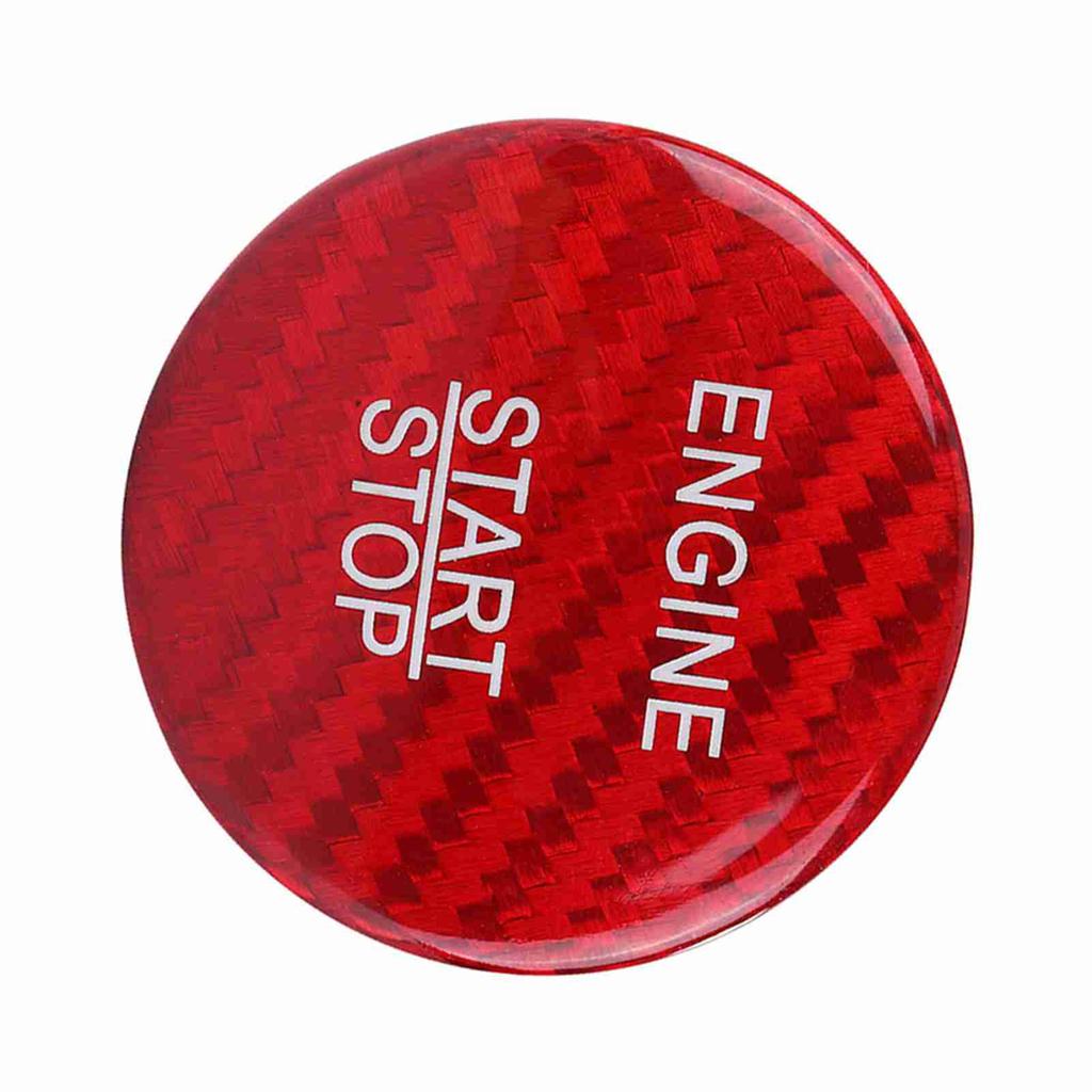 Красная Карбоновая Накладка на Кнопку Запуска Двигателя для Автомобилей Класса A B C GLC GLA CLA ML