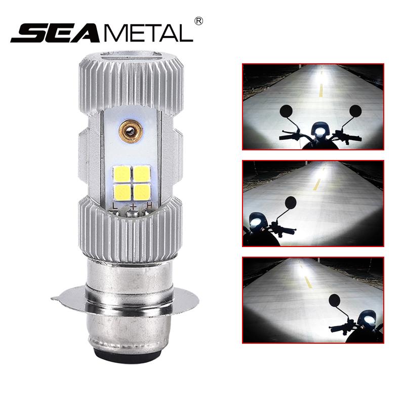 SEAMETAL P15D Светодиодная фара для мотоцикла 3030 Лампа дальнего и ближнего света Мотоцикл Скутер Квадроцикл Светодиодная фара 9В-80В Белый