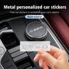 AABIU1 Metal Car Logo Sticker Car Door Window Wiper Stickers For KIA Cadenza Carens Carnival Cerato Ev6 FORTE K5 Sportage Rio Ceed Niro