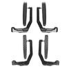 ATV Accessory Rear View Glass 8mm 10mm Thread Handlebar Mount Clamp Auxiliary Glass for ATV Motorcycle Scooters