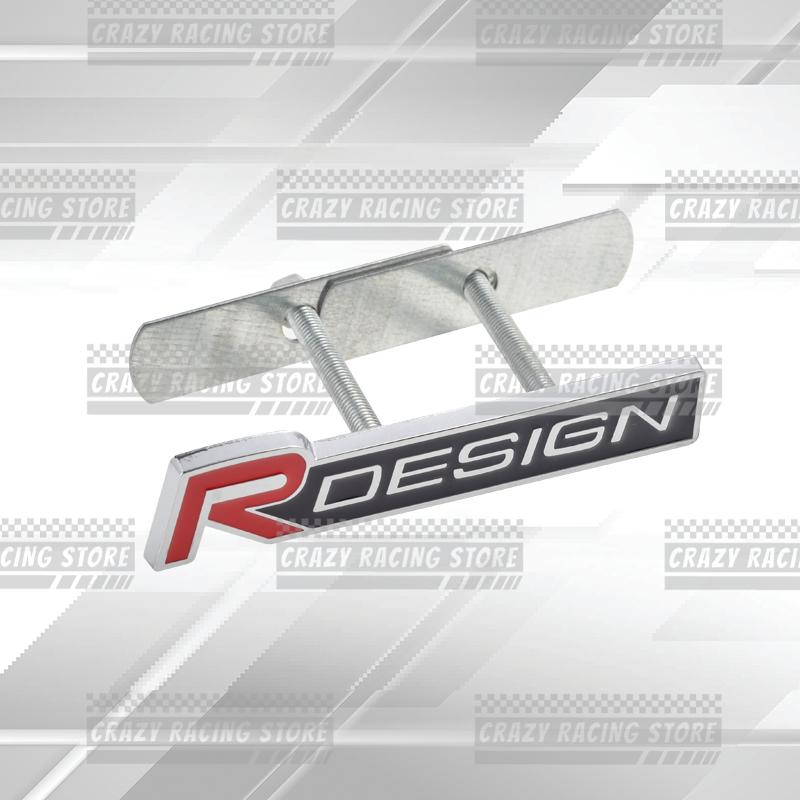 Car Badges R Design Trunk Emblem Metal Stickers Body Decals Letter Grille Decor For Volvo V40 V50 XC40 XC60 XC90 V60 S40 S60 V70