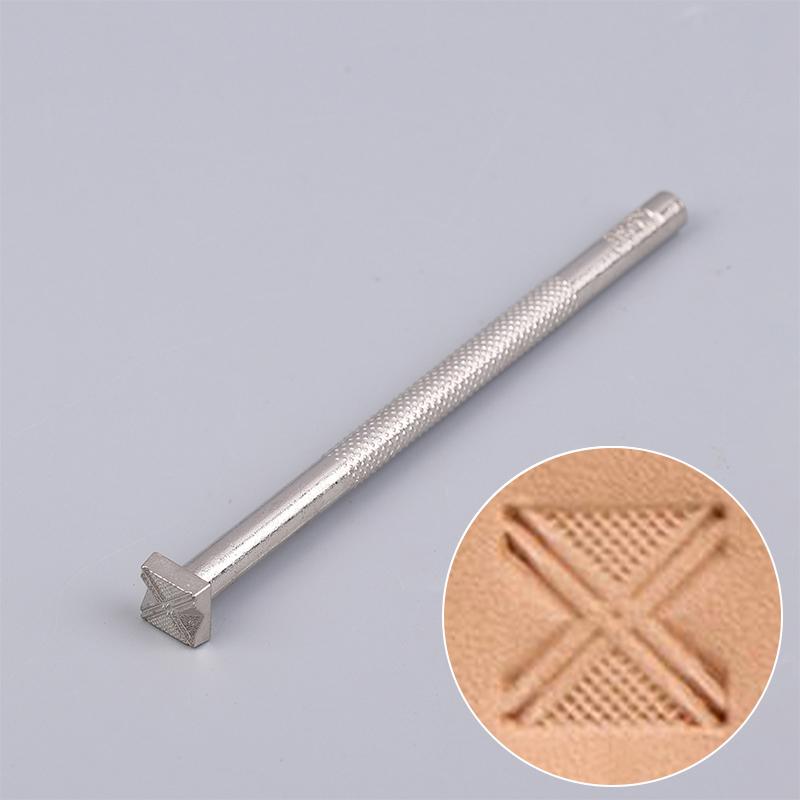 1/2 шт. Кожаное тиснение Металлический пуансон Сделай сам Инструменты для резьбы по коже Штамп Воск Кожаное ремесло Пуансоны Штампы