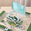 Mahjong Transparent Cosmetic Travel Bag, Wet & Dry Separation, Large Capacity Wash Bag