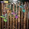 Iron Art Hummingbird Hardware Handicraft Pendant Metal Wall Art Decor Garden Decoration Home Decor Wall Art Hang Fence Farmhouse