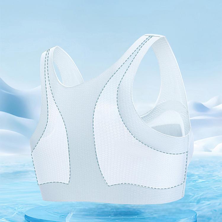 Sports Bra Women's Vest Solid Color Seamless Bra Gathering Underwear Invisible Bra Push Up Bra